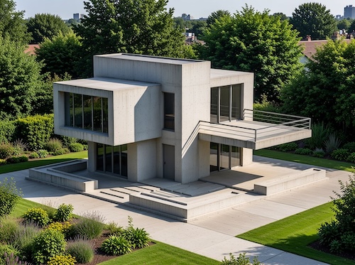 After — Modern Brutalism AI render result 1